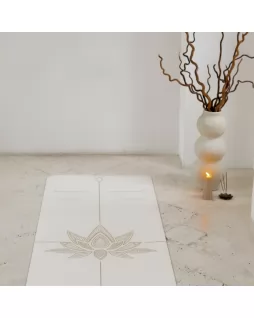 Las colchonetas de yoga — Lotos White